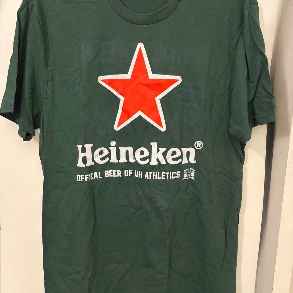 Green Heineken UH Manoa Bows T-Shirt for Men